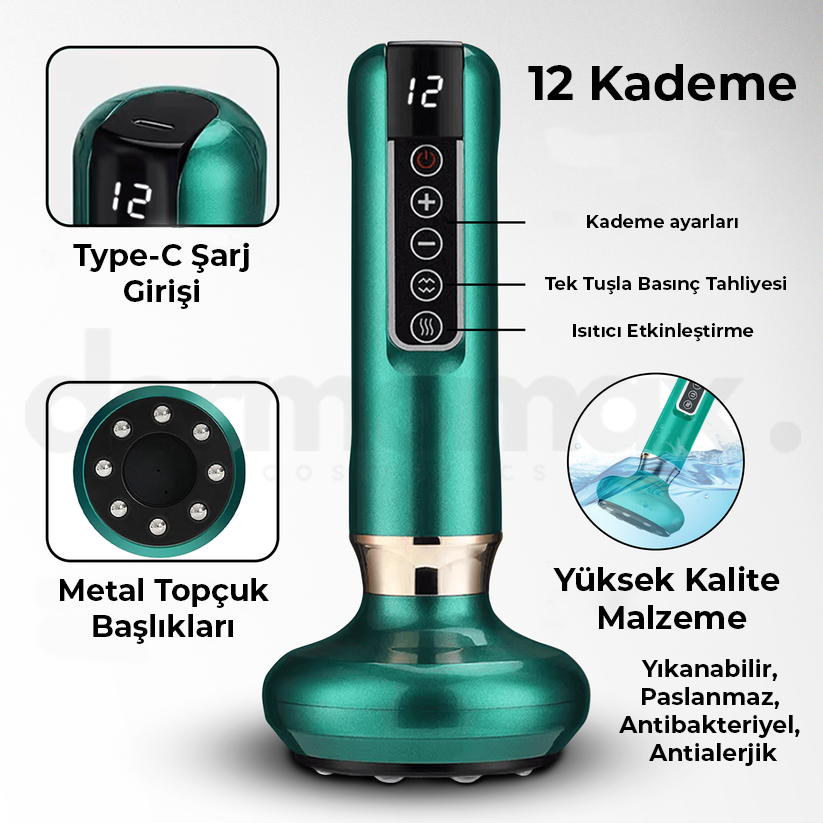 DermoMax Anti Selülit Vakumlu Masaj Aleti